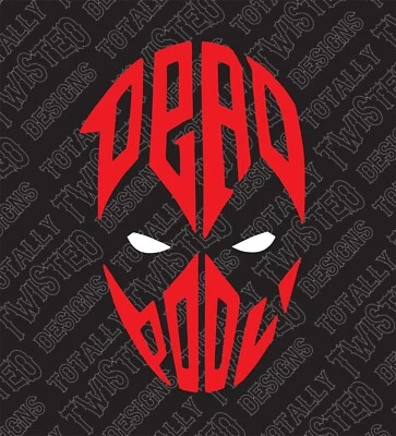 Deadpool 2 Colores Vinilo Calcomanía Adhesiva Coche Camión Marvel X Hombres MCU Dead Pool Nombre Foto 1 de 3