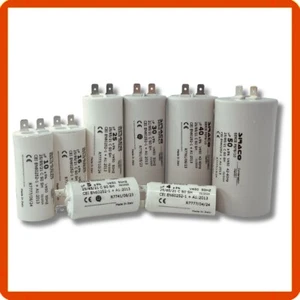 Condensatore motore elettrico avviamento monofase 4uf mf farad con faston 450V - Foto 1 di 5