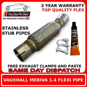 Vauxhall Meriva 1.4 2010-21 Exhaust Replacement Repair Flex Flexi For Down Pipe - Picture 1 of 1