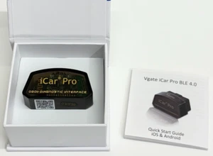 Vgate iCar Pro BLE 4.0 OBDII Diagnostic Code Reader Bluetooth App iOS Android - Picture 1 of 7