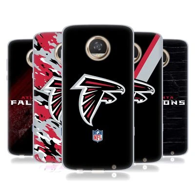 FUNDA GEL SUAVE OFICIAL DE GEL CON LOGOTIPO DE ATLANTA FALCONS DE LA NFL PARA TELÉFONOS MOTOROLA Foto 1 de 4