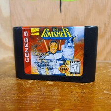 Marvel Comics The Punisher Sega Genesis Authentic Game Cartridge Only