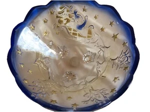 Ciotola porta caramelle natalizie Waltherglas originale made in Germany Babbo Natale renna  - Foto 1 di 4