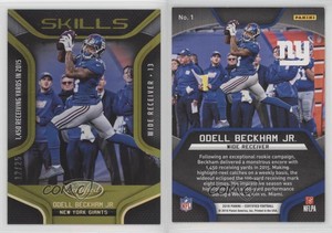 2016 Certified Skills Mirror Gold /25 Odell Beckham Jr #1