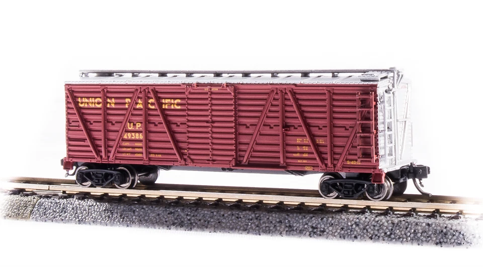 Broadway Limited #6583 N SALE Union Pacific Stock Car with Hog Sounds NEW IN BOX - Image 1 of 1