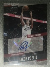Jakob Poeltl 2017 Prestige Bonus Shots autographed card, Raptors, Spurs, MINT