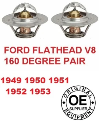 FORD FLATHEAD V8 THERMOSTAT 160 DEGREE  2 THERMOSTATS 1949 1950 1951-1953 - Image 1 of 3