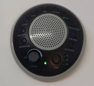 Soneic Relaxing Sleep Inducing 10-Sounds w/Timer Portable Sound Machine - SC1350 - Picture 1 of 4
