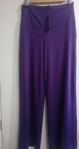 Arolina's Women's Purple Stretchy Wide Leg Palazzo Lounge Pants Size Medium - Picture 1 of 5