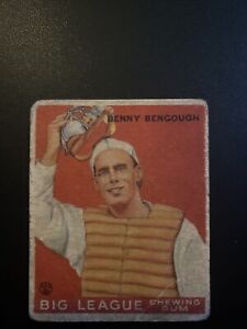 1933 Goudey Bennie Bengough # 1