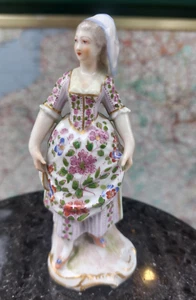 Meissen Statuette Femme XIX ème siècle - Imagen 1 de 8