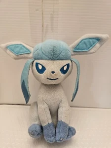 Pokemon Glaceon Peluche Peluche 10" Juguete Muñeca Auténtica Mascota - Imagen 1 de 4