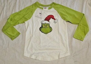 Hanna Andersson Festliches Grinch Shirt Weihnachten Neu mit Etikett Neu 110 - Bild 1 von 6