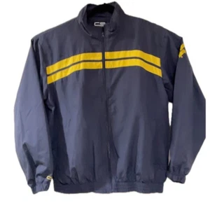 West Virginia Mountaineers Colosseum Full Zip Lined Jacket Navy & Yellow - Picture 1 of 12