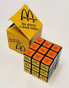 Juego Cubo McDonald’s Rubik’s Vintage Con Caja Original Años 80 - Imagen 1 de 15