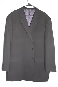 CHARCOAL GRAY GS STRETCH WOOL SPORT COAT sz 54L suit jacket 54 LONG - Picture 1 of 5