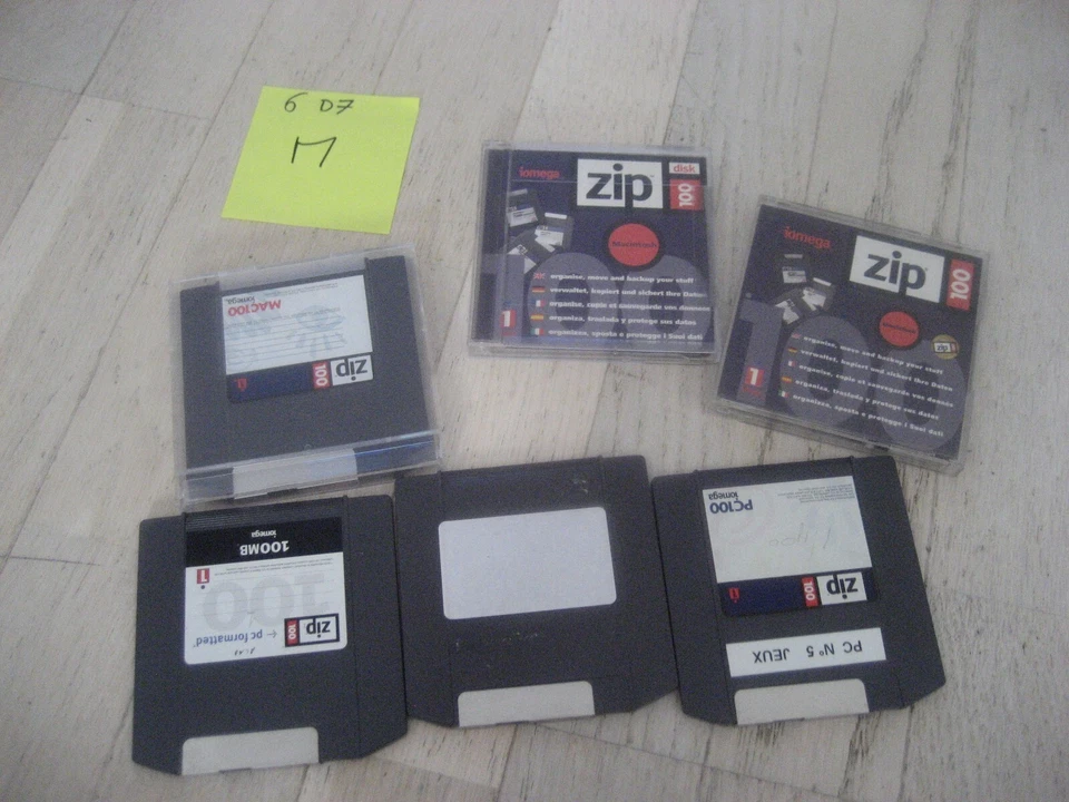 lot de 6 disquettes zip 100  reference M - Photo 1/1