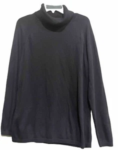 Land’s End Delta Connection Flight Attendant Sweater Navy Blue Sz Large 42-44 - Picture 1 of 9