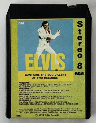 Elvis Presley 8-Track Tape - Elvis (1973 TV Shopping Compilation) - RCA Canada - Bild 1 von 2