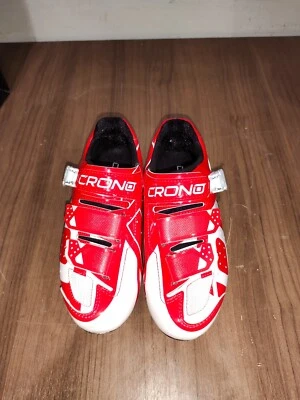 Crono CX-3 17 Bicicleta de Montaña Gravel BMX Zapatos - Rojo Ross - Talla - 37 (EUR) Foto 1 de 4
