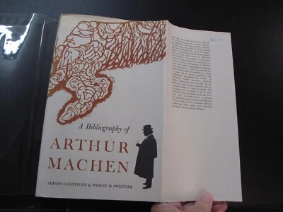 1st Ed Bibliography Biography Welsh Author Arthur Machen Reference 1965 DJ - Imagem 1 de 4