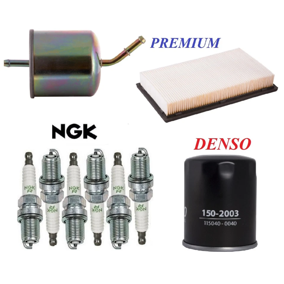 Kit de puesta a punto filtros de combustible de aire tapones de cable para Ford Probe V6 2,5 L 1993-1994 Foto 1 de 1