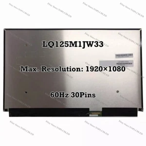 12.5" LQ125M1JW33 FHD LED LCD Screen 30 Pins for Toshiba Satellite P25w-c Series - Picture 1 of 1