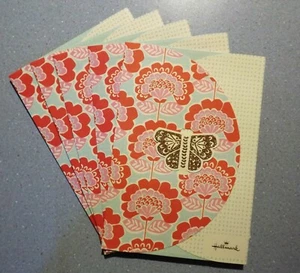 Fancy Flower & Polka Dot Tri Fold Envelopes w/ 3D Butterfly Closure - Pkg. of 5 - Picture 1 of 5