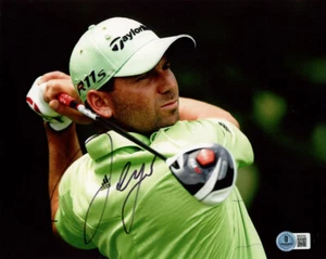 SERGIO GARCIA SIGNED AUTOGRAPHED 8x10 PHOTO THE MASTERS CHAMPION BECKETT BAS - Picture 1 of 2