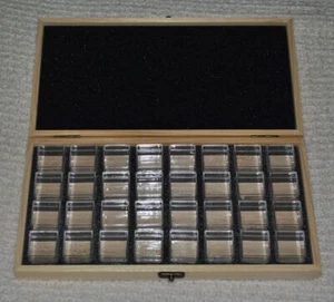 Mega organizzatore di stoccaggio dei semi in legno Lush & Dew con 32 scatole interne - Foto 1 di 10
