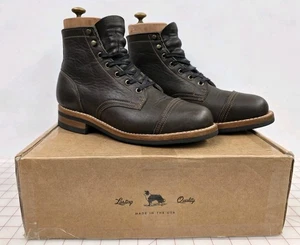 Truman Boots Charcoal Grizzly 9EE Eugene Sole 79 Last 360 Goodyear Welt - Picture 1 of 9