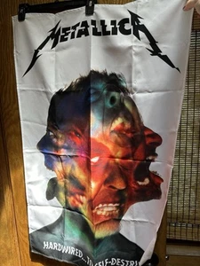"Póster de tela metallica cableado a autodestruir pancarta bandera álbum arte 25""x40""" - Imagen 1 de 3