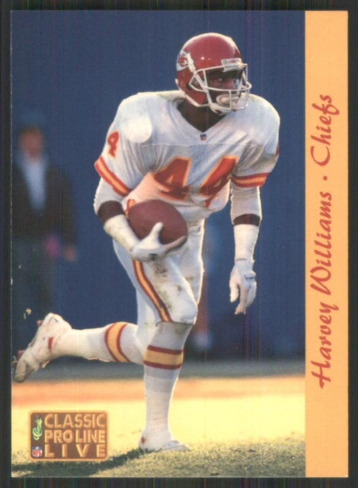 1993 Pro Line Live #122 Harvey Williams Kansas City Chiefs 47480 - Image 1 of 2