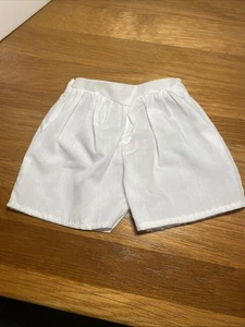 AMERICAN GIRL PUPPE ANGENEHME CO weiße Bloomers Pantaloons mit Passe - Bild 1 von 4
