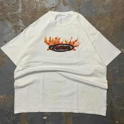 Cactus Jack Travis Scott Flame White T shirt Men Size XL 2021 - Image 1 of 4