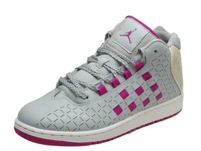 Nike Jordan Illusion GG Niñas Talla 6Y Zapatilla Gris Blanco Fucsia Flash Envío y devolución gratuitos Foto 1 de 4