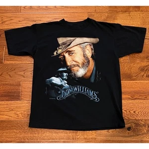 Don Williams The Gentle Giant 1999 World Tour Black T-Shirt Size XL - WCW Tag - Picture 1 of 9