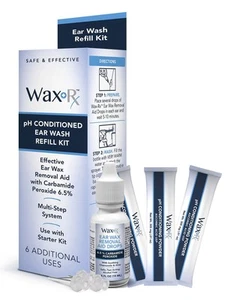 Kit de recarga de lavado de oídos acondicionado Doctor Easy Wax-Rx Ph, 1,7 onzas - Imagen 1 de 5