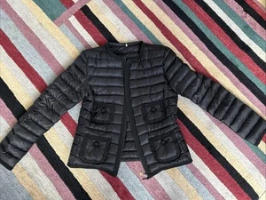 Moncler Black Puffy Blazer Jacket Lissy - Picture 1 of 8