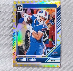 Khalil Shakir SP /149 ๐ 2024 Donruss Optic Flex Silver Prizm #23 Buffalo Bills - Foto 1 di 2
