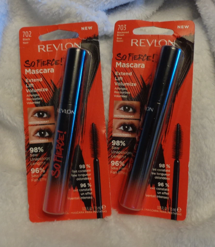 Новый Revlon So Fierce! Тушь для ресниц Extend Lift Volumize 0,25 жидкой унции/7,5 мл выберите оттенок - Изображение 1 из 1