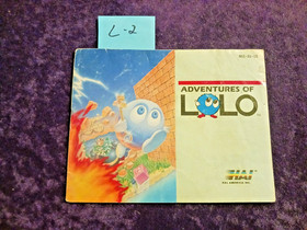 Nintendo Entertainment System Manual ONLY NES Adventures Of Lolo 1 1990 Original