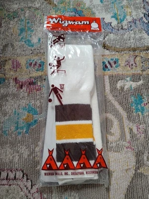 NOS VTG Tube WIGWAM SOCKS size 9-15 1 pair 1980 Stranger Things Style Athletic  - Image 1 of 4
