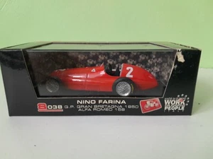 Brumm S038 Alfa Romeo 158 GP Gran Bretagna Nino Farina 1:43rd Scale - Picture 1 of 11