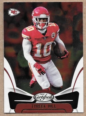 Tyreek Hill Kansas City Chiefs 2018 Certified Panini Football Card #32 - Image 1 of 2
