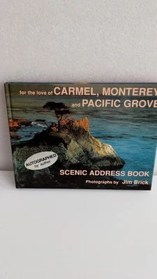 Vintage 'Scenic Address Book' by Jim  Brick of Carmel,  Monterey - Signed - Image 1 of 4