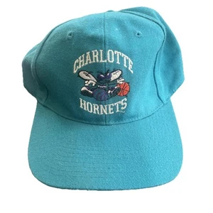 VTG 90s CHARLOTTE HORNETS NBA The Classic Basketball CAP Embroidered GCC - Picture 1 of 4
