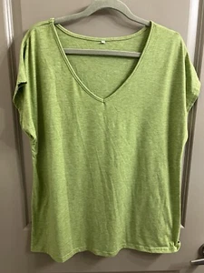 Green Women V Neck XL - Picture 1 of 3