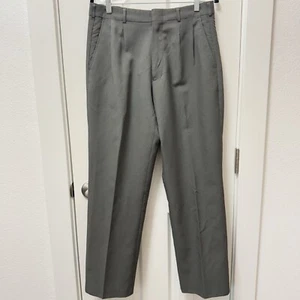 Haband Executive Division Mens Gray Pleated Dress Pants Slacks 32x30 Vintage - Picture 1 of 6