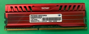 🟪Patriot Viper 4GB 1600MHZ UDIMM RAM MEMORY PV34G160C0RD - Picture 1 of 2